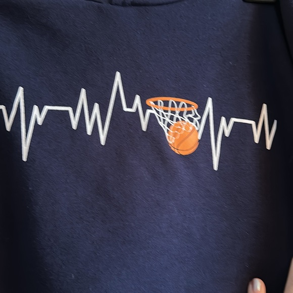 This is a SHEIN BOYS hoodie size 11-12y. Fits like a boys large hoodie - Picture 2 of 4